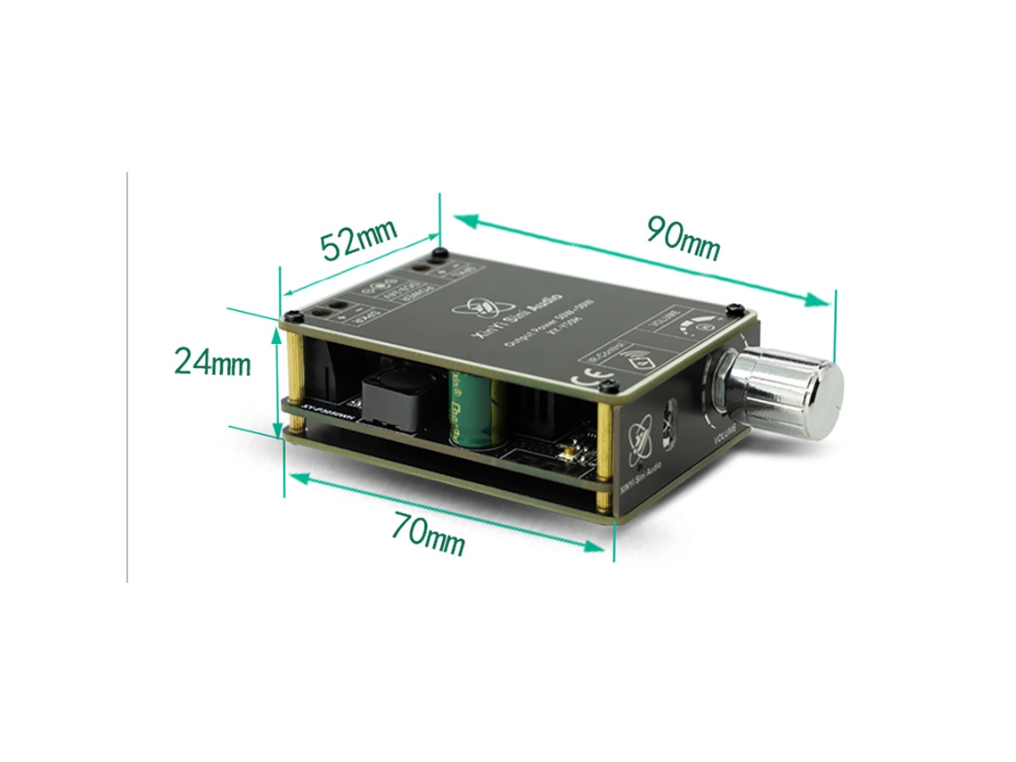 2026as-amplificador De Potencia De Audio Inalámbrico Bt 5.1 50w+50w Portátil Para Coche Y Hogar Altavoz Amp