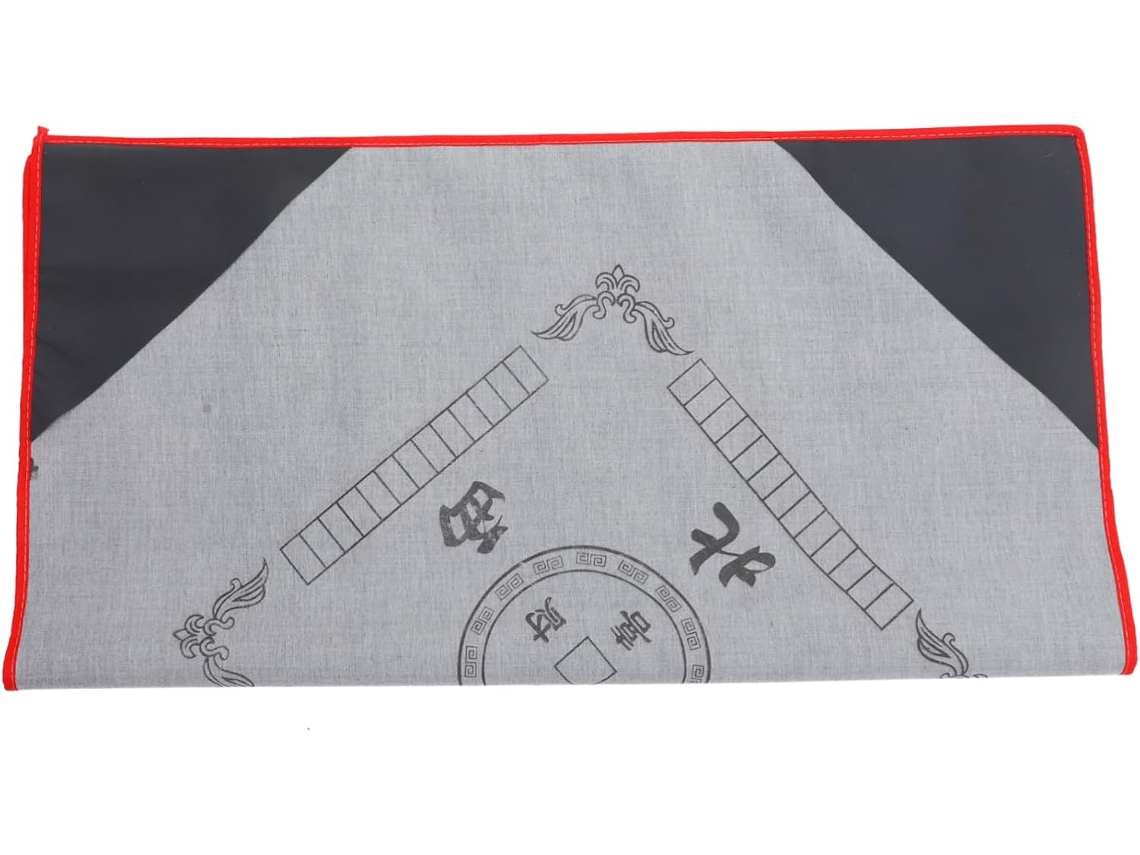 Funda antideslizante para mesa de juego de Mahjong, ideal para familias, restaurantes y decoración.