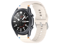 Correa para Samsung Galaxy Watch 3 (45 mm) - Silicona con textura ondulada cosida (22 mm)