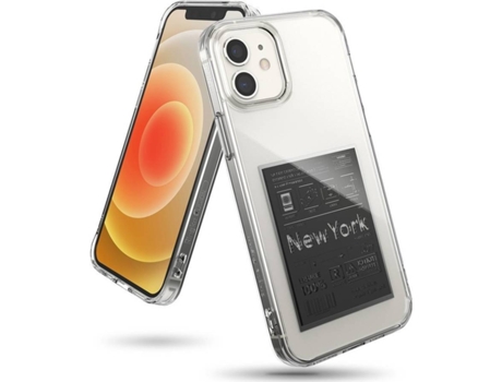 Carcasa iPhone 12 Mini RINGKE Transparente - Negro