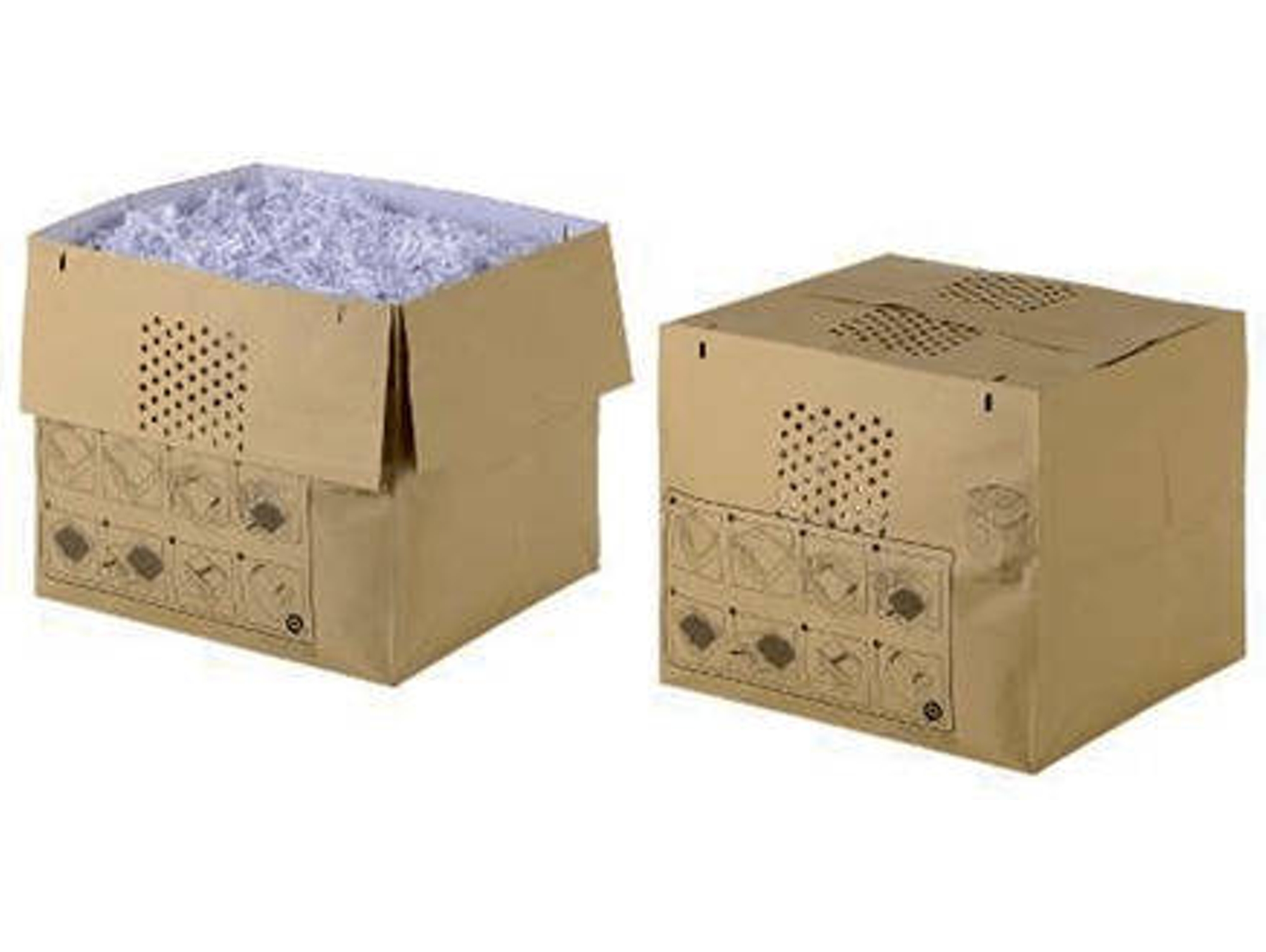 Bolsas de Papel para Destructoras REXEL Auto+ 500X/M Reciclables (Capacidad: 80 L)