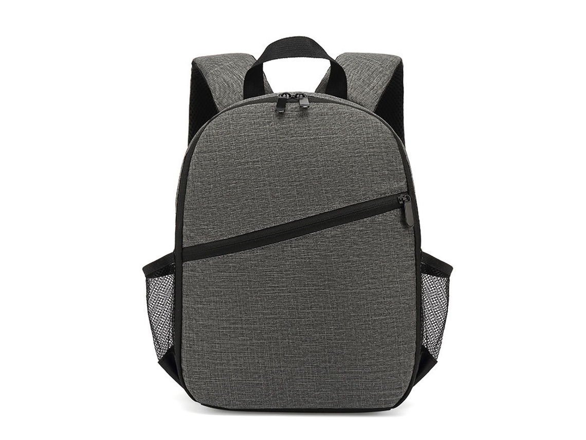 Mochila para cámara fotográfica ligera Cuich, resistente al agua y al desgaste (gris)