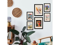 NACNIC Set De 6 Posters De Picasso Y Matisse Siglo Pasado Láminas De Fauvismo Y Surrealismo Para  Tamaños A3 & A4 Marcos Negros