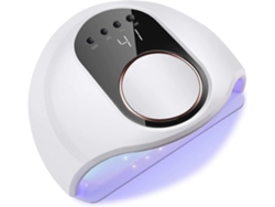 Lámpara de gel UV LED GOKOCO, secador automático profesional de 130 W, secado rápido, 42 LED, pantalla LCD grande, 4 ajustes de temporizador.