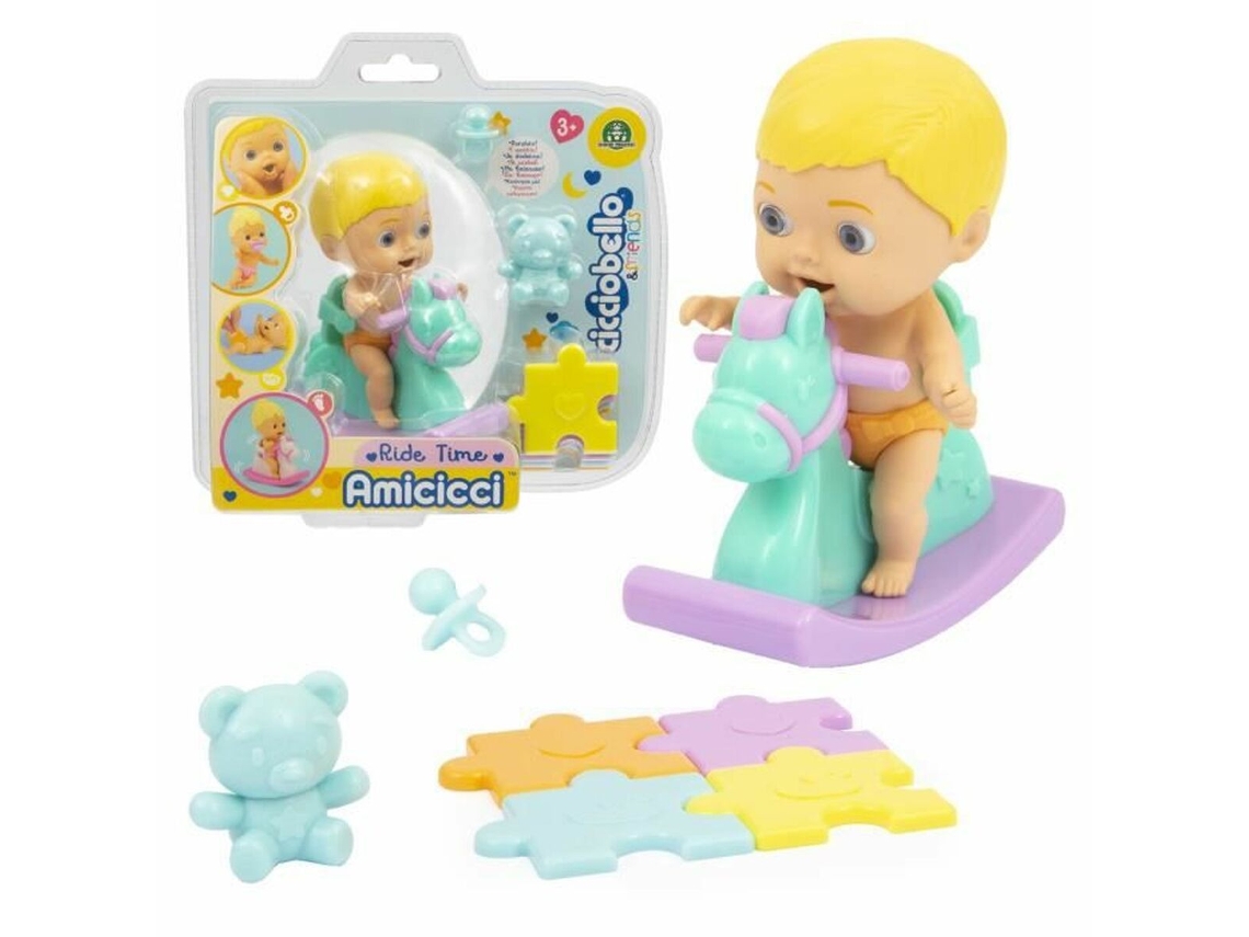 Muñeco Bebé con Accesorios Cicciobello Rocking Horse Set