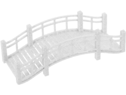 Puente De Jardín En Miniatura, Ideal Como Puente Arqueado Para Casas De Muñecas Y Micropaisajes. Puente Decorativo