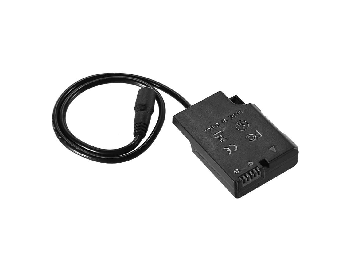 Adaptador de batería simulada EN-EL14 para cámaras Nikon D3100, D3200, D3300, D3400, D3500, D5100, D5200, D5300 y D5500