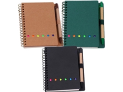 Bloc De Notas Adhesivo Con Espiral, 3 Unidades, Portátil, Papel Offset A Doble Cara, Ligero.