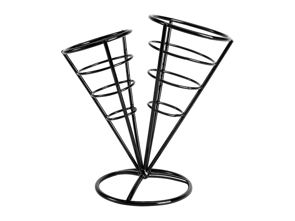 1 Soporte Para Conos De Patatas Fritas.