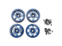 4 Llantas Rc De 1,9 Pulgadas De Alta Resistencia Para Coches Rc A Escala 1/10 - Azul