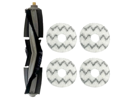 5pcs rolo escova pano esfregão para ecovacs deebot x1 omni turbo robô
