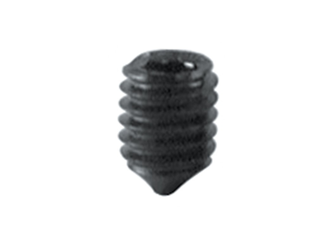 Espárrago Allen Embolo Grano Pz-2 M6-9 Negro Espesor 16 para Sistema Embolo Sistem 10 HERRAJES ALK