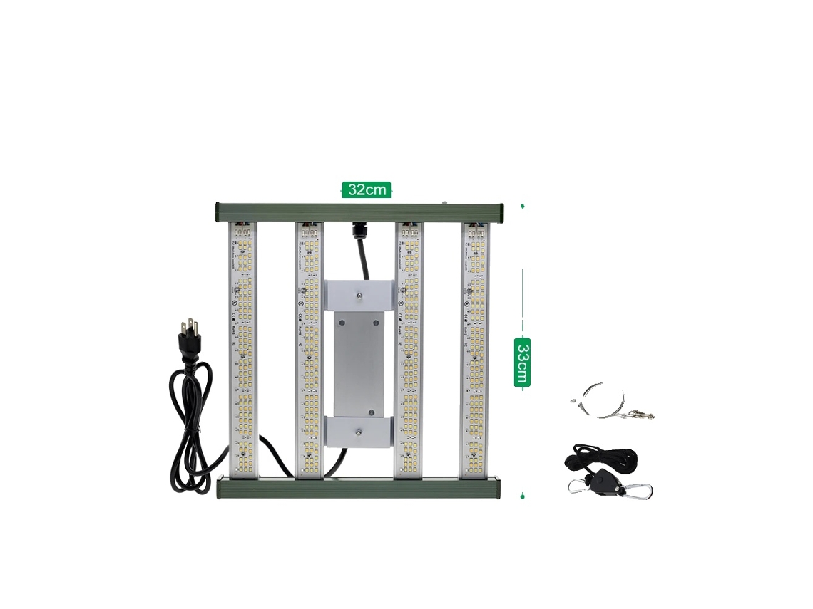 Lámpara LED de cultivo, espectro completo, brillo ajustable, 120 W, UE