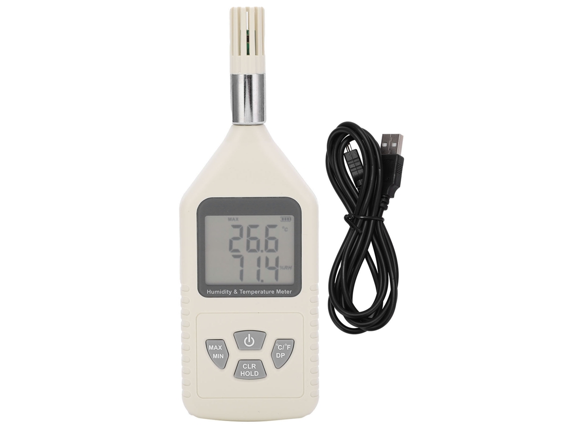 Medidor Digital Portátil Industrial De Temperatura Y Humedad Gm1360a De Alta Precisión