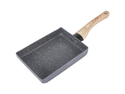 Sartén Antiadherente Para Tortitas De 34 X 13 Cm, Wok Con Mango De Madera Resistente Al Fuego.