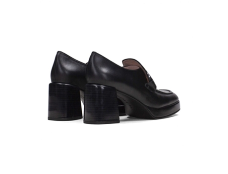 Zapatos de Tacón de Mujer HISPANITAS Mocasín Negro (38)