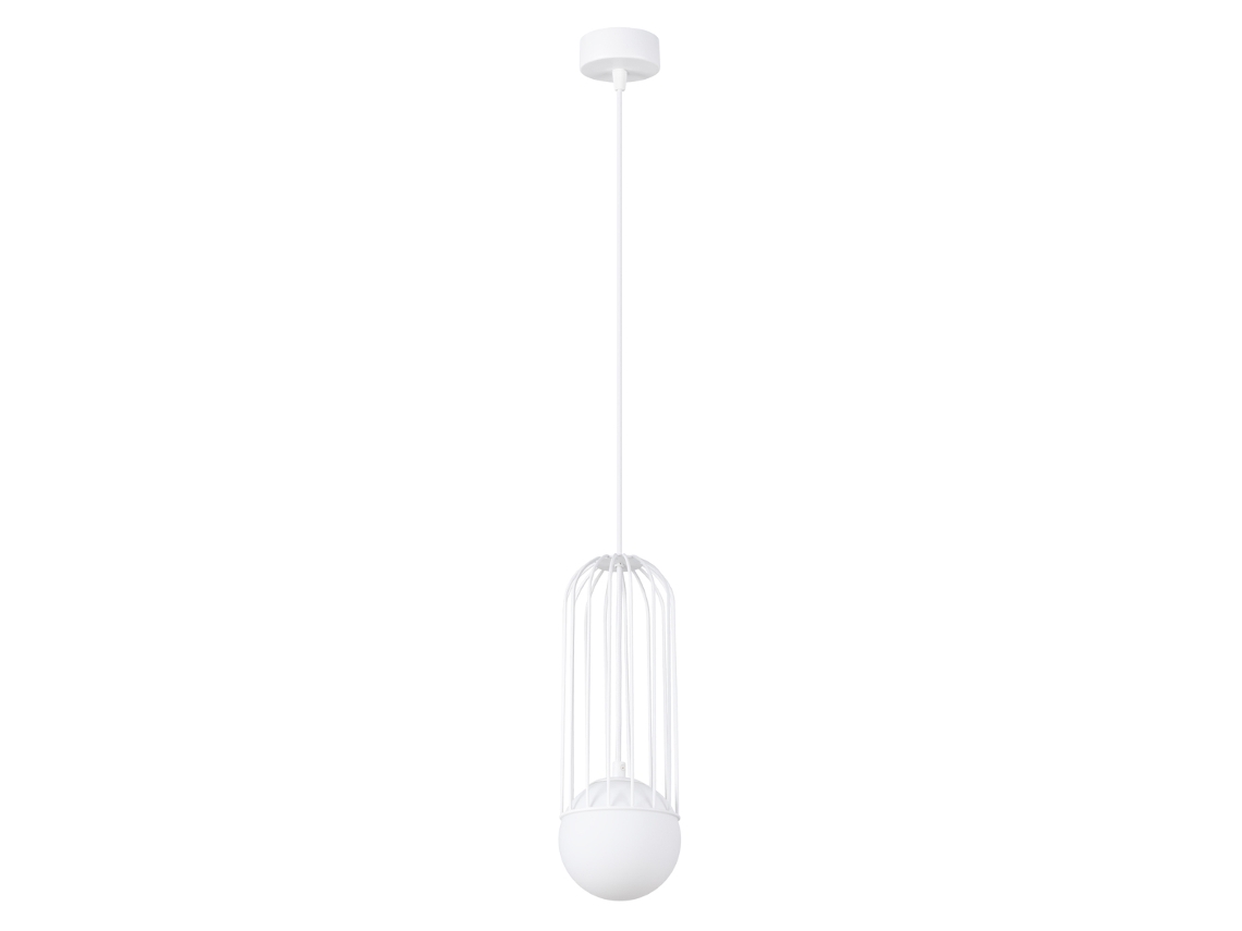Lámparas colgantes Brina de acero blanco 115x12x12cm SOLLUX LIGHTING