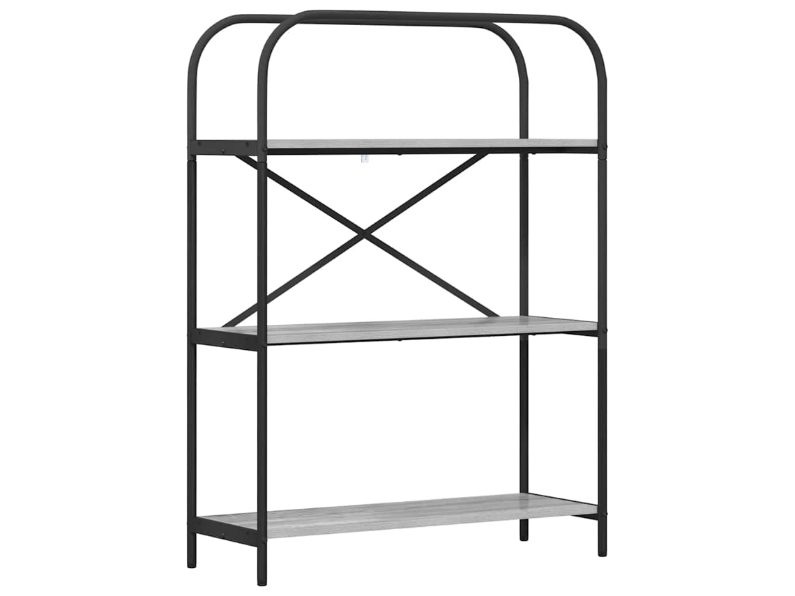 Maison Exclusive - Estante De Libros Gris Sonoma 80 X 30 X 109 Cm