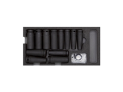 Llave De Vaso De Impacto 1/2, En Módulo Ct 2/6, 32 Piezas (3301711) GEDORE RED R22150012