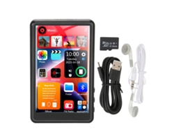 Reproductor MP3/MP4 Bluetooth Yizhood X20 de 4 pulgadas con memoria integrada de 16 GB (TF de 128 GB, color negro)