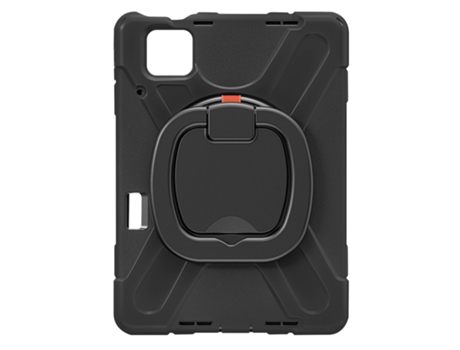 Funda Xiaomi Pad 6 antigolpes Soporte manillar giratorio de doble material Negro AVIZAR