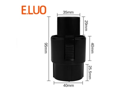 Adaptador de aspiradora, conector de plástico Pp de 32Mm de diámetro interior con buena calidad para accesorios de aspiradora industrial