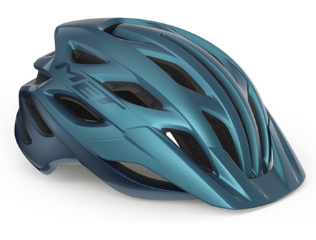 Casco MET Veleno Alico Brillo (Azul)