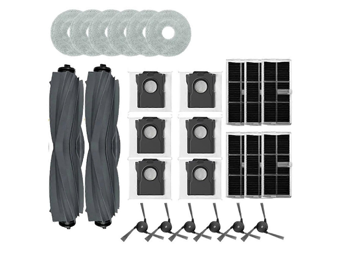 Repuestos para la aspiradora Dreame L40 Ultra: rodillo principal, cepillo lateral, filtro HEPA, paño de limpieza y almohadilla para polvo. Webake