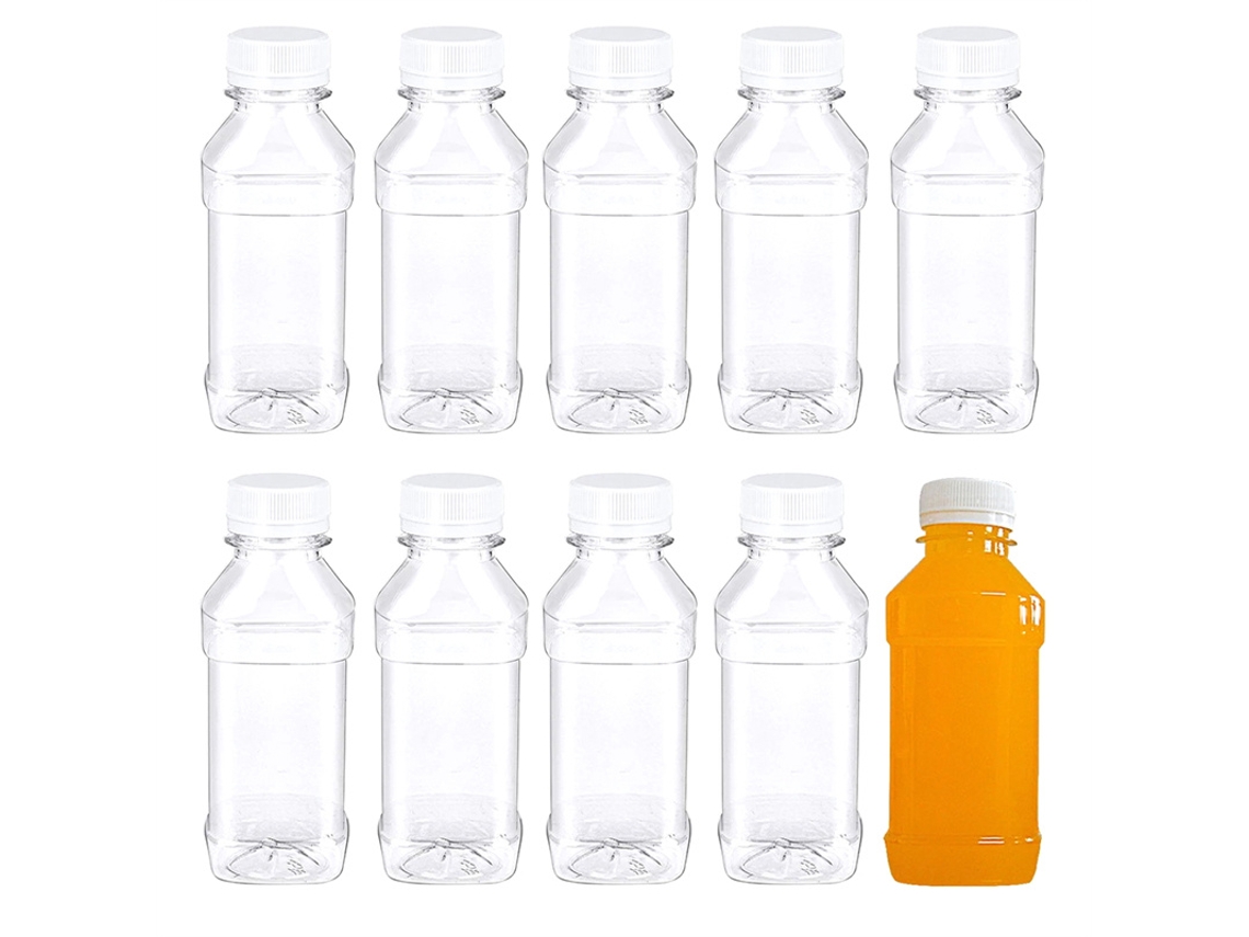 (20 Piezas) Botellas Vacías De Plástico Rellenables, Portátiles, Selladas Y Transparentes De 100 Ml