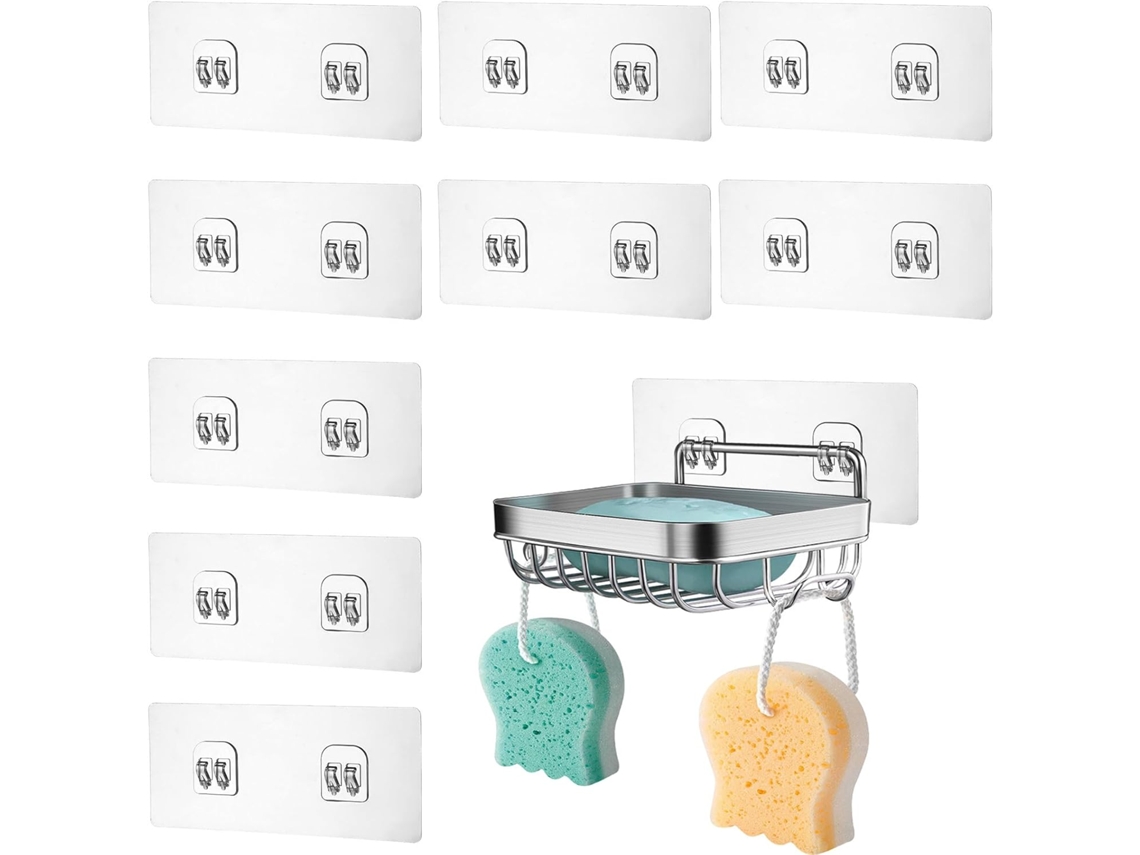 Juego de 10 baldosas de PVC de 7x16 cm, para cocina y baño.