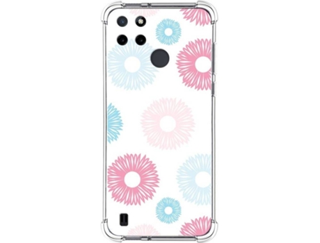 Carcasa Realme C21Y TUMUNDOSMARTPHONE Dibujos Antigolpes Flores 06 Multicolor