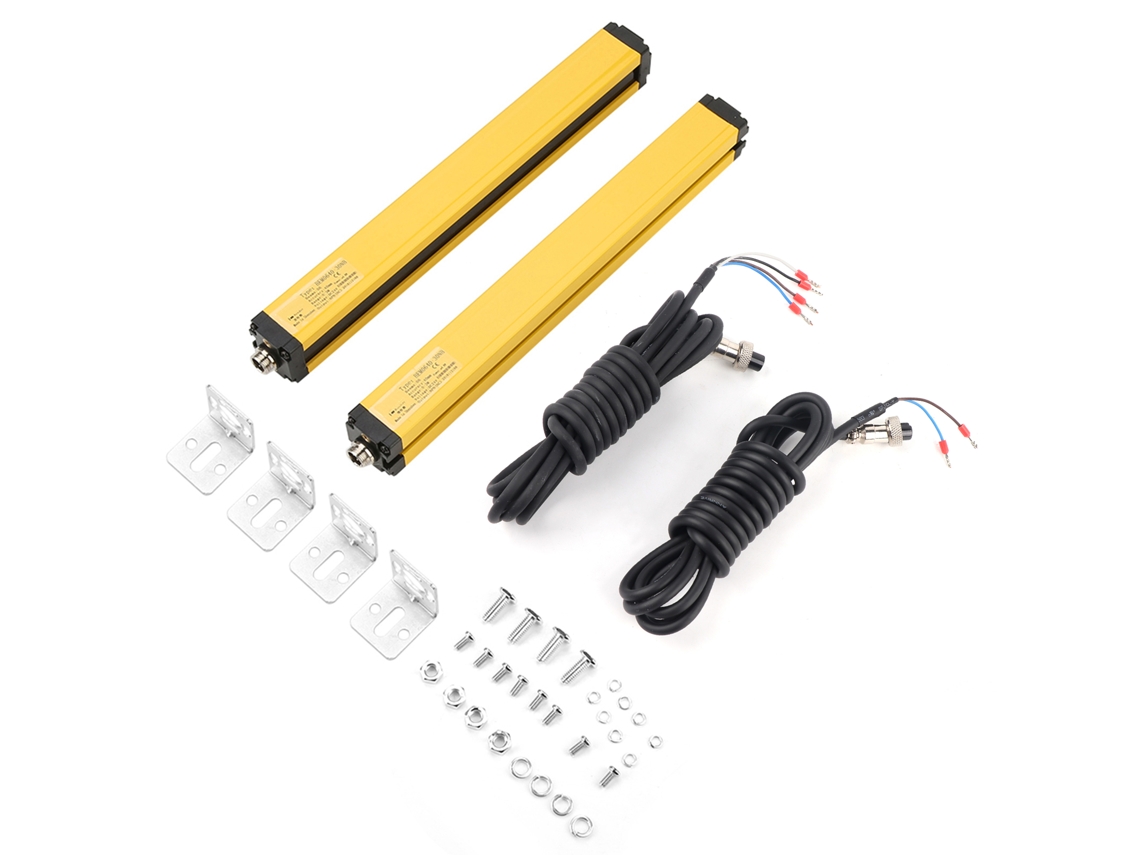 Sensor De Cortina De Luz Con Interruptor De Rejilla De Luz, 24 V Cc, Seguridad