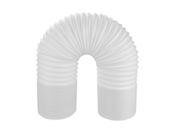 Manguera de escape de aire acondicionado PP de acero de 3 m y 150 mm de diámetro, giro en sentido antihorario.