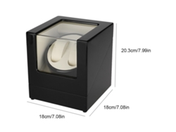 Estuche de carga automática para reloj mecánico de pulsera, de madera, 20