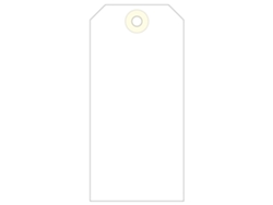 Etiquetas Colgantes APLI (Crema - 120 X 57 mm)