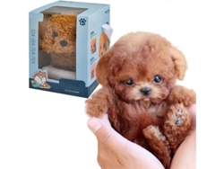 Perro Robot Realista Que Camina, Ladra Y Juega Con Peluche Suave (marrón)