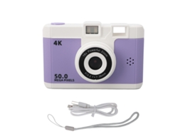 Cámara Digital 1080p 50mp Con Zoom Digital 8x, Compacta Y Portátil Para Viajes, Cámara De Punto Y Disparo