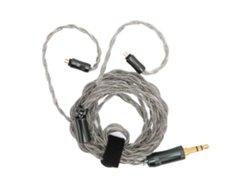 Cabo De Reposição Para Fones De Ouvido 0.78mm Pinos Duplos Prateado Atualização 1.2m/3.9ft