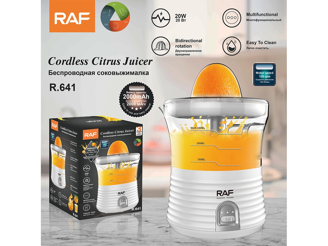 Exprimidor Eléctrico De Naranjas Y Limones De Calidad Europea - Automático Para El Hogar - 0,4 L