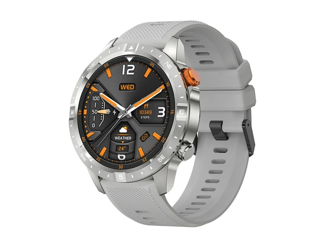 Reloj inteligente Bestvite con llamadas Bluetooth, múltiples modos deportivos y diseño resistente, gris