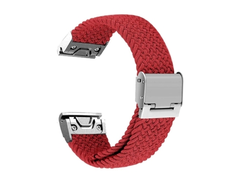 Correa Trenzada Flexible para Garmin Instinct Crossover Roja VEANXIN