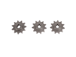 3 Piezas De Engranaje Delantero De Acero 420-11t Para Eje De Transmisión De Motocicleta