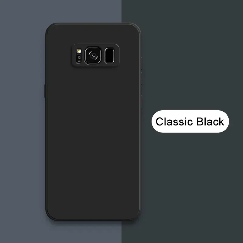 (samsung A54, Negro) Funda De Silicona Líquida Para Teléfono Samsung, Cubierta Trasera Suave Y A Prueba De Golpes.