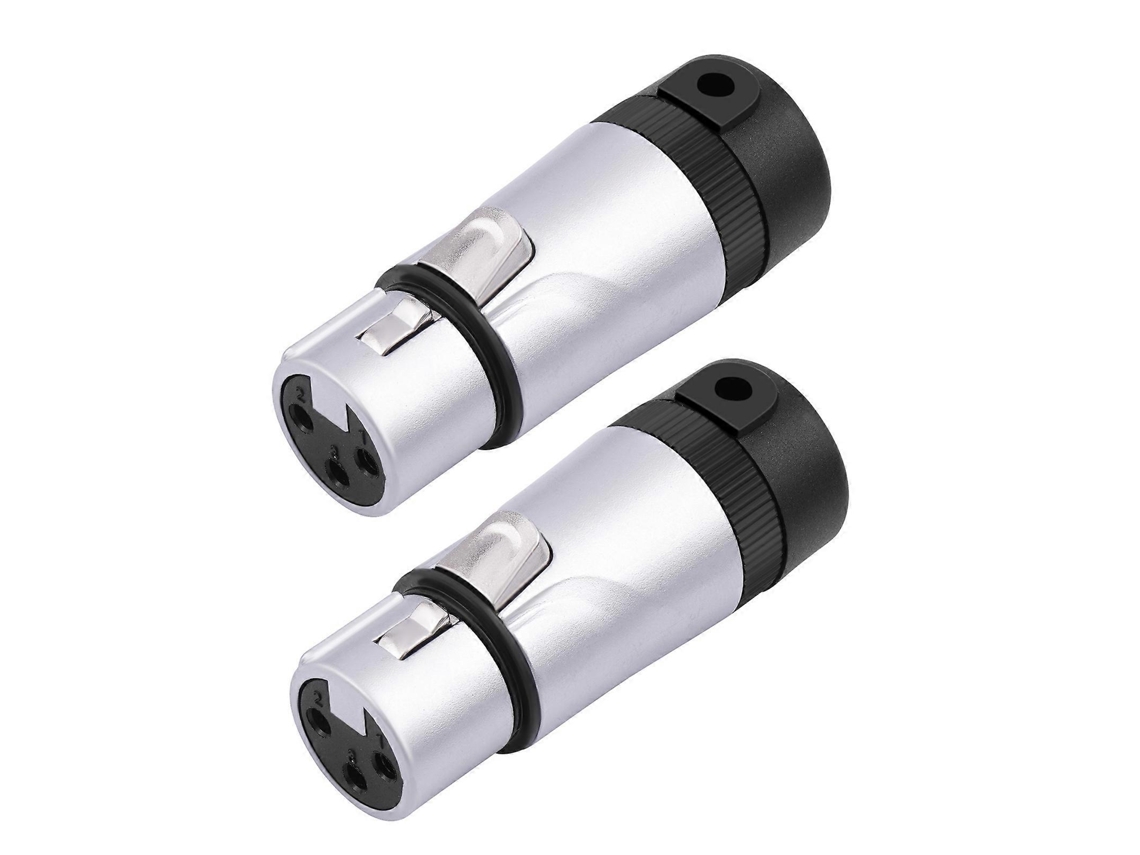 Conectores de micrófono LALAMOLI de 3 pines macho y hembra para audio con conexión de soldadura