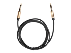 Cable De Audio Trenzado Macho-macho De Alta Calidad De 6,5 Mm/0,3 Pulgadas Con Aleación De Aluminio Duradera.