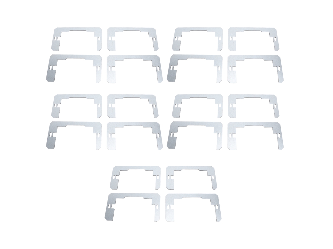 200 soportes de refuerzo para caja, más tornillos Aquaforge