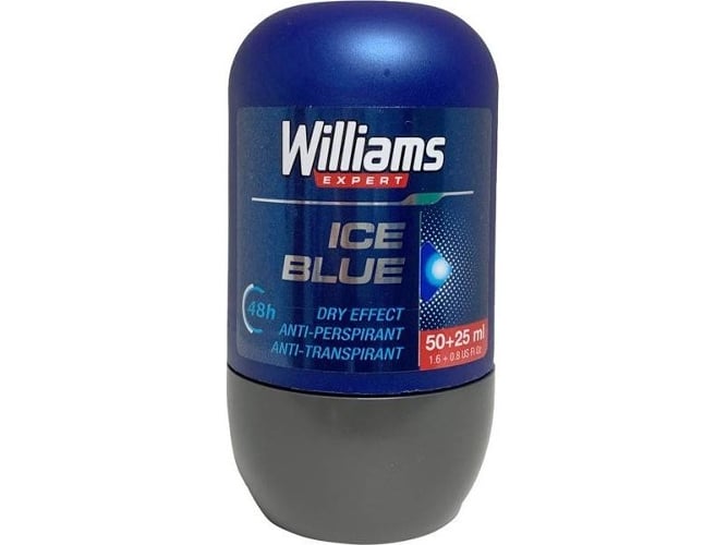Desodorante WILLIAMS Desodorante Roll On Ice Blue (75 ml)