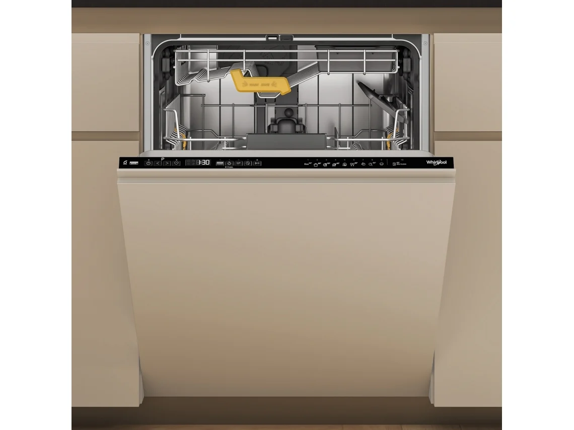 Lavavajillas Encastrable WHIRLPOOL WH8IPB14AM6L0 (14 Servicios - 60 cm - Panel Negro)