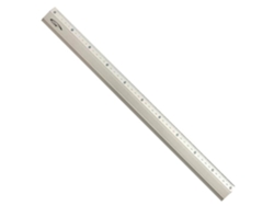 Reglas de aluminio antideslizantes 50 cm.