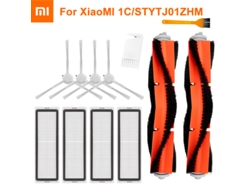 12 piezas de cepillo principal filtros Hepa paño de mopa Kits de repuesto para Xiaomi Mijia 1C Stytj01Zhm piezas de Robot aspirador Accesorios